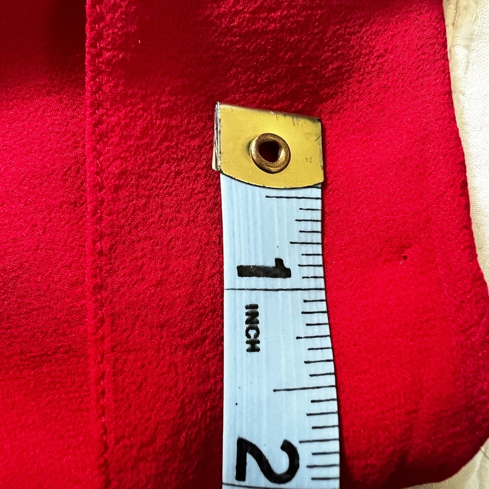Incredible BCBG Red Silk Dress - Picture 4 of 6